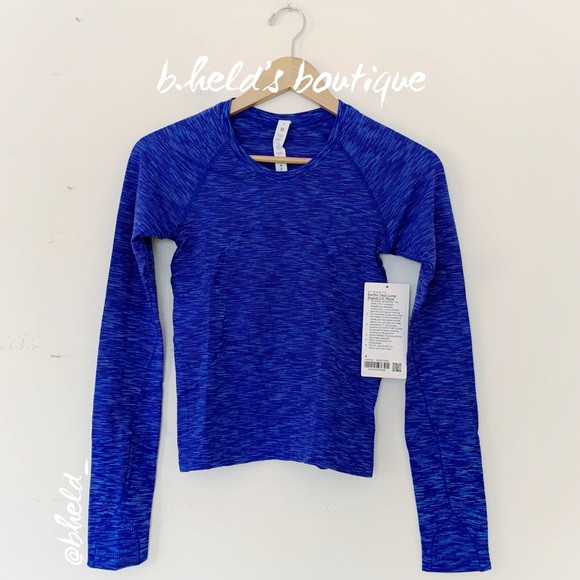 lululemon Limited Ed Swiftly Tech Long Sleeve SeaWheeze Chroma Psychic Sz 4 NWT - Picture 2 of 15